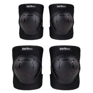 Cariboo Védőkészlet - Térd- és Könyökvédő - S méret - Fekete