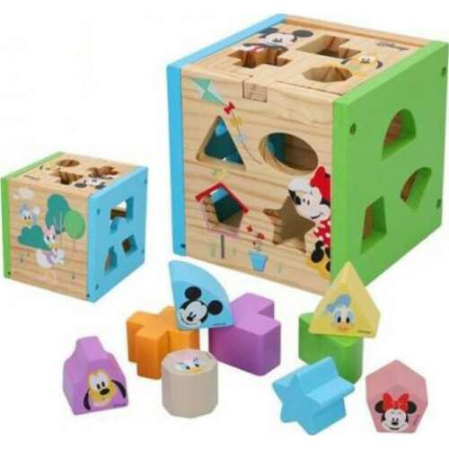 Disney Mickey Mouse and Friends Wooden Shape Sorter Toy