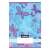 Nebulo A5 lined notebook for first grade with a butterfly design