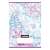 Nebulo A5 lined notebook for first grade with a floral design