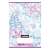 Nebulo A5 lined notebook for 1st grade with floral design