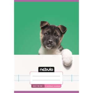 Nebulo A5 12-32 lined notebook with cute dog design - Notebook