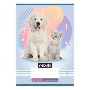Füzet, a5, 1. osztályos vonalas, 14-32, állatos minták, 16 db/csomag nebulo 109521377 - Nebulo