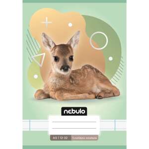 Notebook, a5, 3rd grade ruler, 12-32, animal patterns, 16 pcs/pack nebulo 99457697 - Back to School, School Supply
