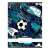 Nebulo A4 lined notebook with a soccer design