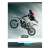 Nebulo A4 lined notebook with a motocross design