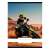 Nebulo A4 plain notebook with a motocross rider on the cover