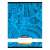 Nebulo A4 plain notebook with a blue abstract design