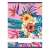 Nebulo A4-Liniertes Notizbuch mit tropischem Blumendesign