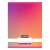 Nebulo A4 lined notebook with gradient design
