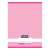 Nebulo A4 lined notebook with pink cover