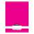 Nebulo A4 lined notebook with pink cover