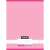 Nebulo A4 lined notebook with pink cover