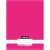 Nebulo A4 lined notebook with pink cover
