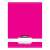 Nebulo A4 lined notebook with pink cover