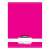 Nebulo A4 plain notebook with pink cover
