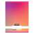 Nebulo A4 plain notebook with gradient cover