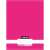 Nebulo A4 plain notebook with pink cover