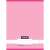 Nebulo A4 plain notebook with pink cover
