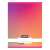 Nebulo A4 plain notebook with gradient cover