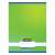Nebulo A4-es négyzetrácsos füzet, gradiens zöld borítóval
