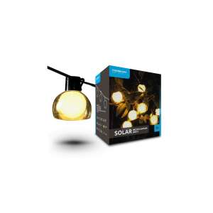 8 LED-es napelemes dekoratív lámpafüzér, 4,4 méter hosszú, tökéletes kültéri hangulathoz - Nonbrand Napelemes lámpa