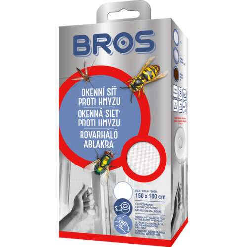 Bros window insect screen, 150x180 cm, white, 10 pcs per box