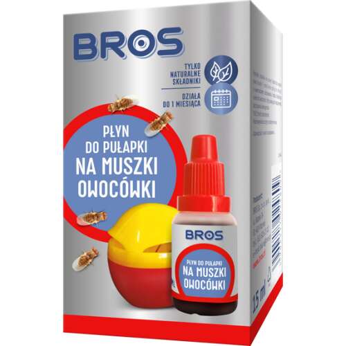 Bros Fruchtfliegenfalle Nachfüllpack, 10 Stück pro Karton