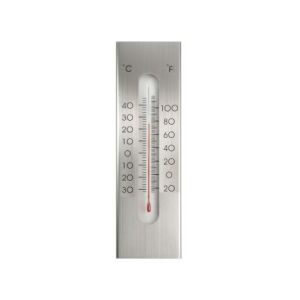 KELVIN 7 aluminum wall thermometer for indoor temperature monitoring - Room Thermometer