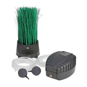 Oase OxyTex Set 500 pond aerator with air pump, green air stones, and tubing - Landscaping