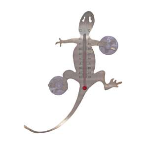 Metal lizard shaped thermometer for window, 6 pack - Room Thermometer