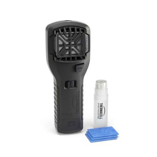 Thermacell MR-300L Mosquito Repellent Device, Black, with 3 repellent mats and 1 butane cartridge