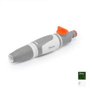 Bradas adjustable spray nozzle with tap, grey and orange, for watering plants - Sprinkler Head