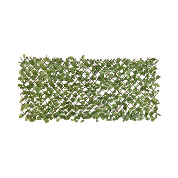Kihúzható futtatórács műnövényekkel (babérpálma, zöld levél) 90x1...