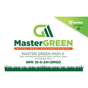 Master Green High K Rasendünger, NPK 15-5-24+2MgO, Sommer-Herbst Rasenpflege - Düngemittel