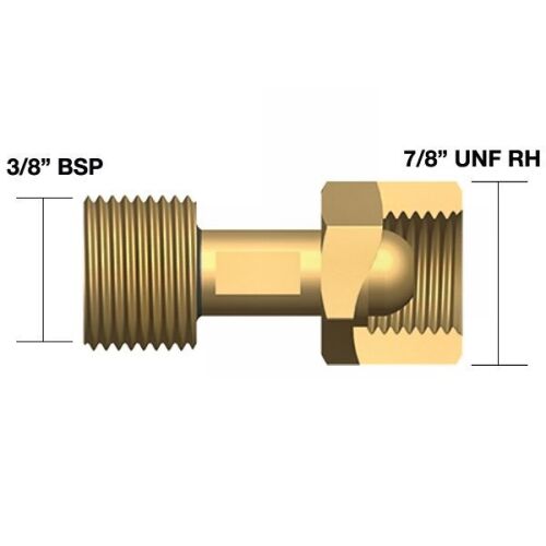 3/8"-1/4" gázcsonk átalakító 128160915 - Hegesztő kiegészítő