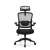 Levano Ergo Basic fekete forgószék állítható fejtámlával és karfákkal