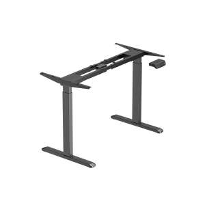 Levano Control Pro LV0666 elektromos állítható asztalváz, fekete, állítható szélesség, 100kg teherbírás - Bútorláb