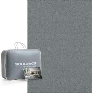 Protuklizni tepih 160 x 230 cm, mekan i moderan tepih za svaku prostoriju, sivi | SONGMICS 99496950 - SONGMICS