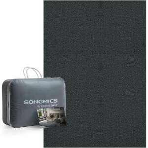 Protuklizni tepih 160x230 cm, mekan i moderan tepih za svaku prostoriju, tamno sivi | SONGMICS 99496952 - SONGMICS