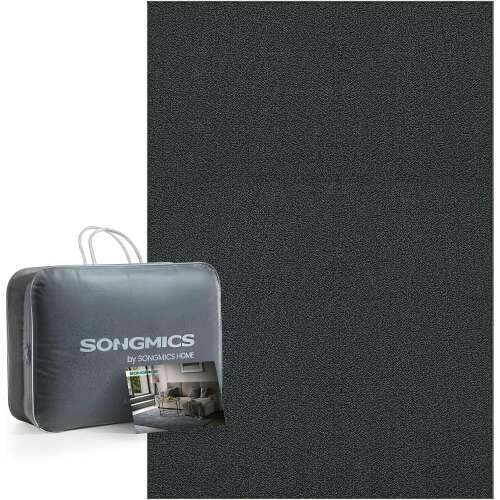 Protuklizni tepih 160x230 cm, mekan i moderan tepih za svaku prostoriju, tamno sivi | SONGMICS 99496952