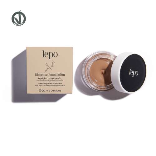 Lepo Biosense alapozó, krémes púder alapozó, 20 ml, vegán - Lepo