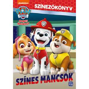 Książka do kolorowania Psi Patrol, Színes Mancsok, Nickelodeon, Mora Fun - Książka