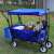 Timeless Tools Foldable Cart with Roof, Pull-Push, Dark Blue 102477206
