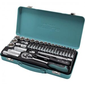 STELS 1/4"- 3/8" 44 részes Professional dugókulcs szett 72 fogas racsni 124015744 - Stels