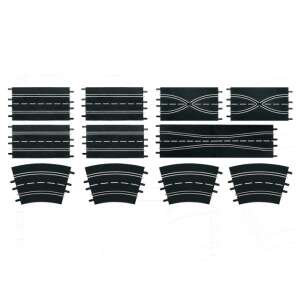 Sada tratí Carrera 26956 3 EVO/D132/D124 pre pretekársku dráhu - Carrera