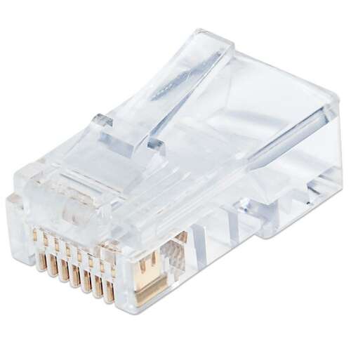 Conector modular Techly 028894 UTP CAT6, Transparent, 100 bucăți