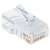 Conector modular Techly 028894 UTP CAT6, Transparent, 100 bucăți