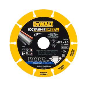 TARCZA DIAMENTOWA 125x22,2mm SEGMENTOWA DO METALU EXTREME DEWALT 99513874 - Dewalt