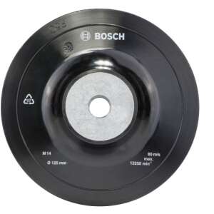 Bosch 1608601033 125 mm M14 taler de sprijin pentru polizoare unghiulare - Construcții și renovări